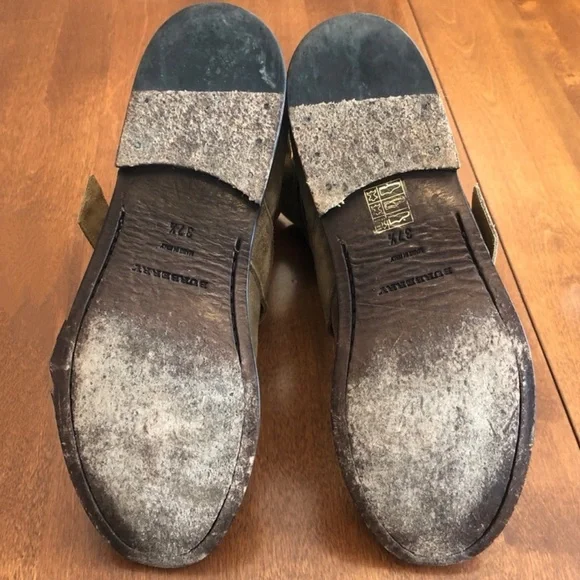 Burberry Tan Suede Combat Boots - Picture 8 of 13